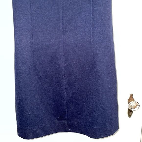 Banana Republic dark navy knit sleeveless sheath dress - Picture 6 of 10